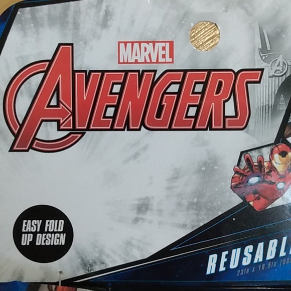 Marvel Avengers Iron Man Hulk Thor Reusable Shopping Grocery Bag - Picture 4 of 8